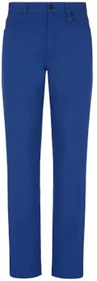FENDI SS23 Solid Color Mid-Rise Straight Casual Pants Blue Men’s FLP281-AGZM-FOH5A Order FENDI SS23 Solid Color Mid-Rise Straight Casual Pants Blue Men’s FLP281-AGZM-FOH5A