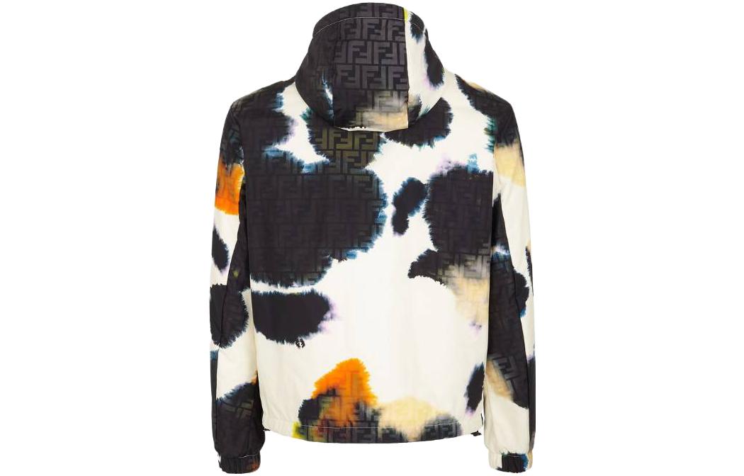 FENDI SS23 Splatter Print Zip Hoodie Jacket Multicolor for Men. FAA888AN61F1KRR 圖 3