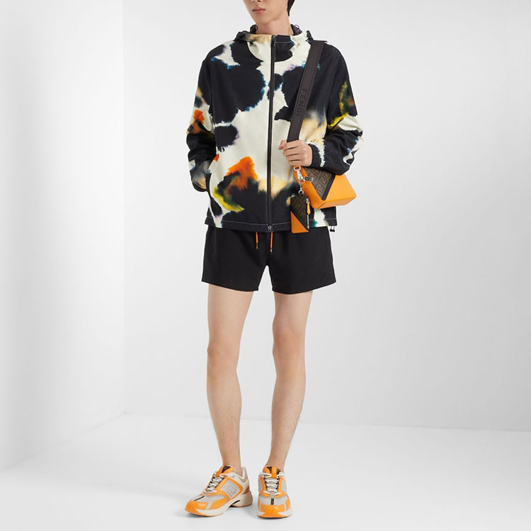 FENDI SS23 Splatter Print Zip Hoodie Jacket Multicolor for Men. FAA888AN61F1KRR 圖 4