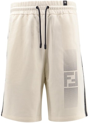 FENDI SS24 Beige Mid-Rise Letter Print Straight Relaxed Shorts. FAB910AR58F0RQ0 Order FENDI SS24 Beige Mid-Rise Letter Print Straight Relaxed Shorts. FAB910AR58F0RQ0
