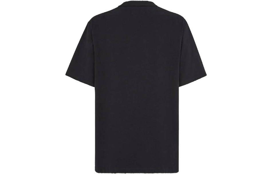 FENDI SS24  Black Letter Print Crewneck T-Shirt FY1240AOFNF0QA1 圖 3