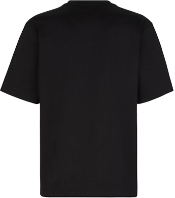 フェンディ SS24 ブラックロゴアプリケ ルーズフィットTシャツ. FY0936ARYYF0QA1 Lookbook フェンディ SS24 ブラックロゴアプリケ ルーズフィットTシャツ. FY0936ARYYF0QA1