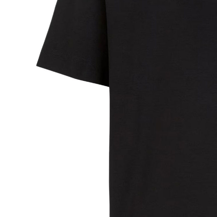 Cheap フェンディ SS24 ブラックロゴアプリケ ルーズフィットTシャツ. FY0936ARYYF0QA1