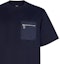 Purchase FENDI SS24 藍色拉鍊口袋細節圓領T恤 FY1257APM4F0QG0