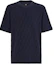 Buy FENDI SS24 Baju-T Biru Longgar Logo Timbol Leher Bulat. FY0936ARYPF0QB0