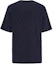 Lookbook FENDI SS24 Baju-T Biru Longgar Logo Timbol Leher Bulat. FY0936ARYPF0QB0