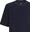 Purchase FENDI SS24 Baju-T Biru Longgar Logo Timbol Leher Bulat. FY0936ARYPF0QB0