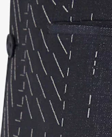 Sizing FENDI SS24 Blue Logo Patch Jacquard Single-Breasted Blazer. FJ0768AR91F03LQ