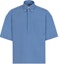Order FENDI SS24 Blue Polo Shirt with Solid Color and Embroidered Logo. FS1287ARX4F0GCT