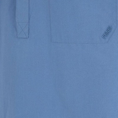 FENDI SS24 Blue Polo Shirt with Solid Color and Embroidered Logo. FS1287ARX4F0GCT Shop FENDI SS24 Blue Polo Shirt with Solid Color and Embroidered Logo. FS1287ARX4F0GCT