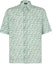 Buy FENDI SS24 Green Short Sleeve Shirt with All-Over Logo Print. FS0795AR62F1MTQ