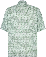 Lookbook FENDI SS24 綠色短袖襯衫 全版LOGO印花設計 FS0795AR62F1MTQ