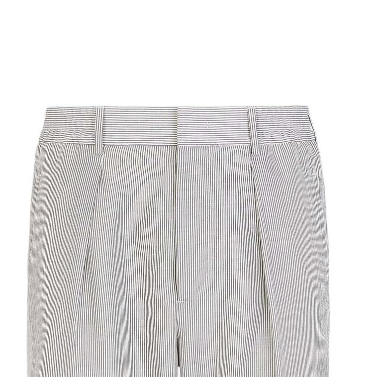 Purchase 芬迪 SS24 灰色条纹直筒拉链休闲裤带侧口袋 FB0767ARX1F1NIQ