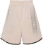 Buy 芬迪 SS24 标志印花休闲短裤 杏仁色米色. FAB906AR53