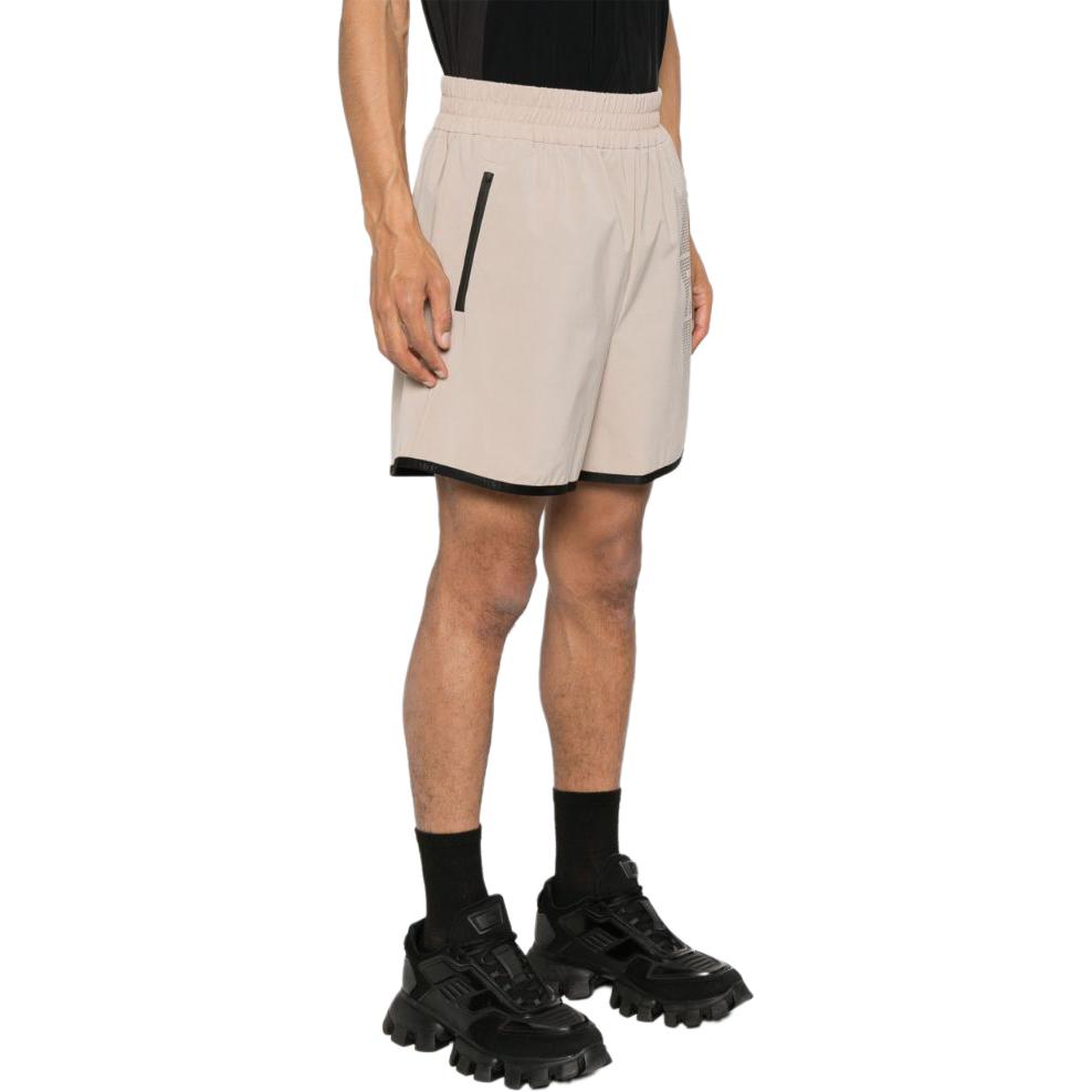 Purchase 芬迪 SS24 标志印花休闲短裤 杏仁色米色. FAB906AR53