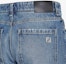 Shop FENDI SS24 Straight-Leg Denim Shorts with Logo Patch Blue. FLP358AS02F0RBB