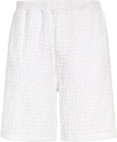 FENDI SS24 White Logo Elastic Casual Shorts. FB0689ARYPF0QA0 FENDI SS24 White Logo Elastic Casual Shorts. FB0689ARYPF0QA0