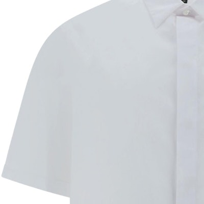 FENDI SS24 White Short Sleeve Shirt with Letter Embroidery and Collar. FS0795AR64F0QA0 Purchase FENDI SS24 White Short Sleeve Shirt with Letter Embroidery and Collar. FS0795AR64F0QA0