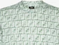 Details for FENDI SS24 全版Logo綠色寬鬆版型男士T恤。 FY0936AR79F1MTQ