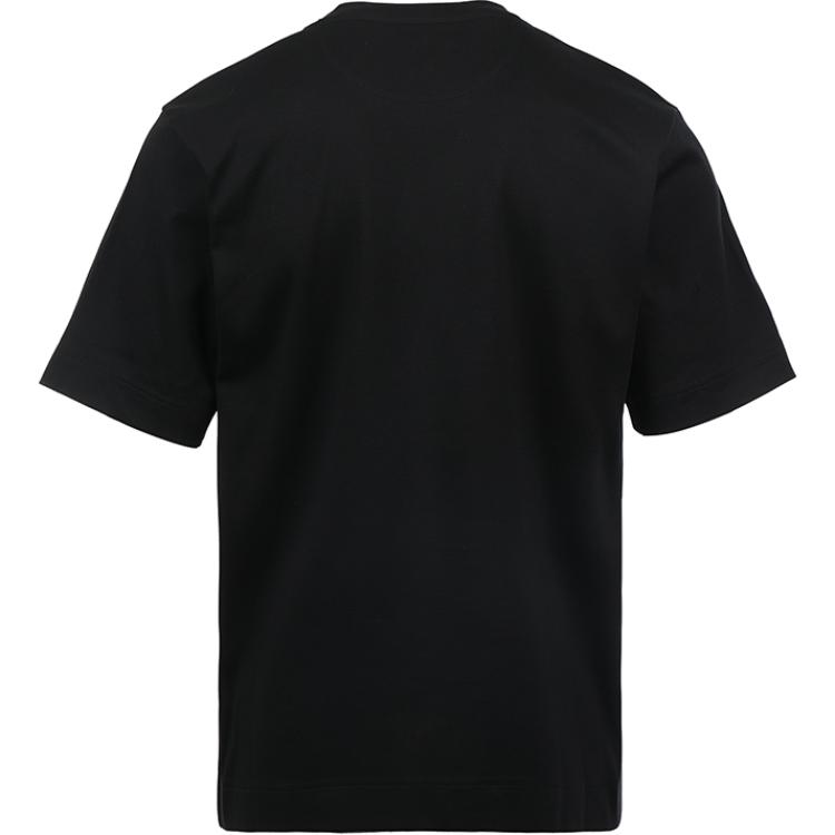 Lookbook FENDI SS24 Kaos Pria Hitam Cetak Huruf Crewneck Lengan Pendek. FY0936AR6WF0-QA1