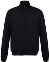 Fendi Stand Collar Long Sleeve Jacket - Dark Blue FY0935A87BF03LQ Fendi Stand Collar Long Sleeve Jacket - Dark Blue FY0935A87BF03LQ