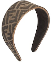 Fendi Stiff Headband FF Jacquard Brown Fendi Stiff Headband FF Jacquard Brown
