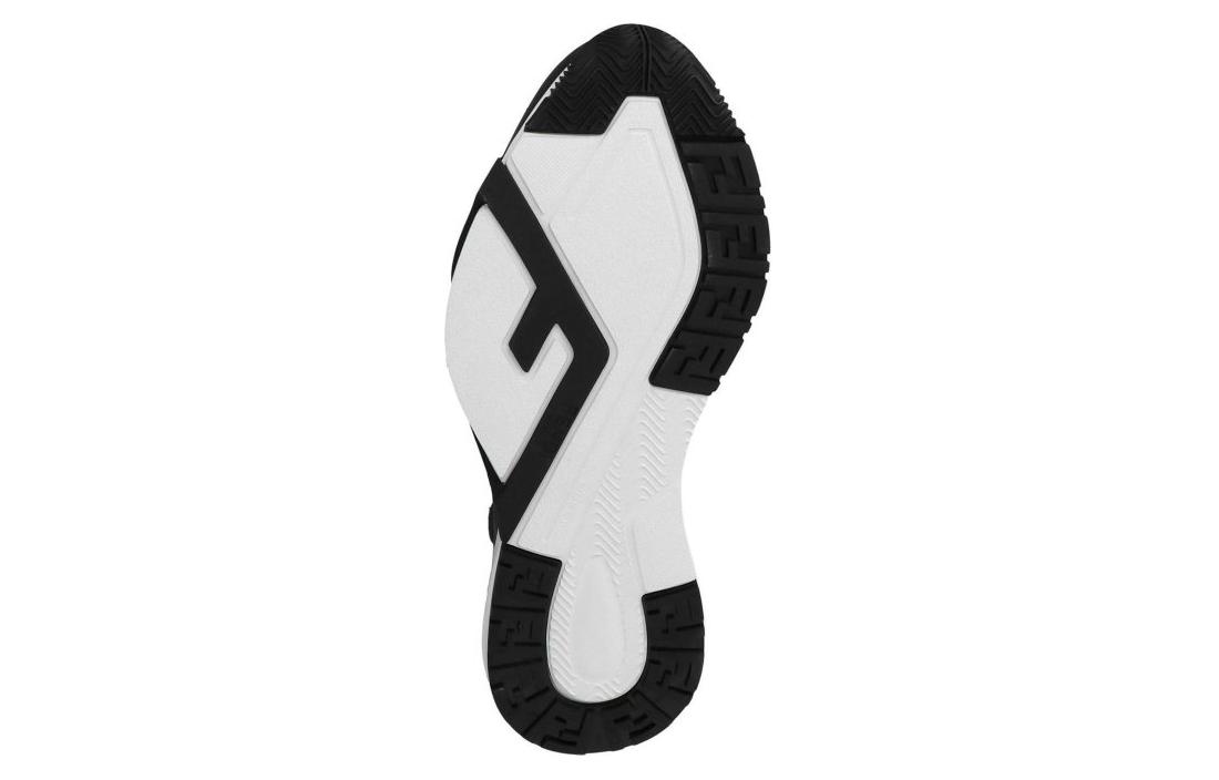 Fendi Suede Low-Top 'Black' 圖 5