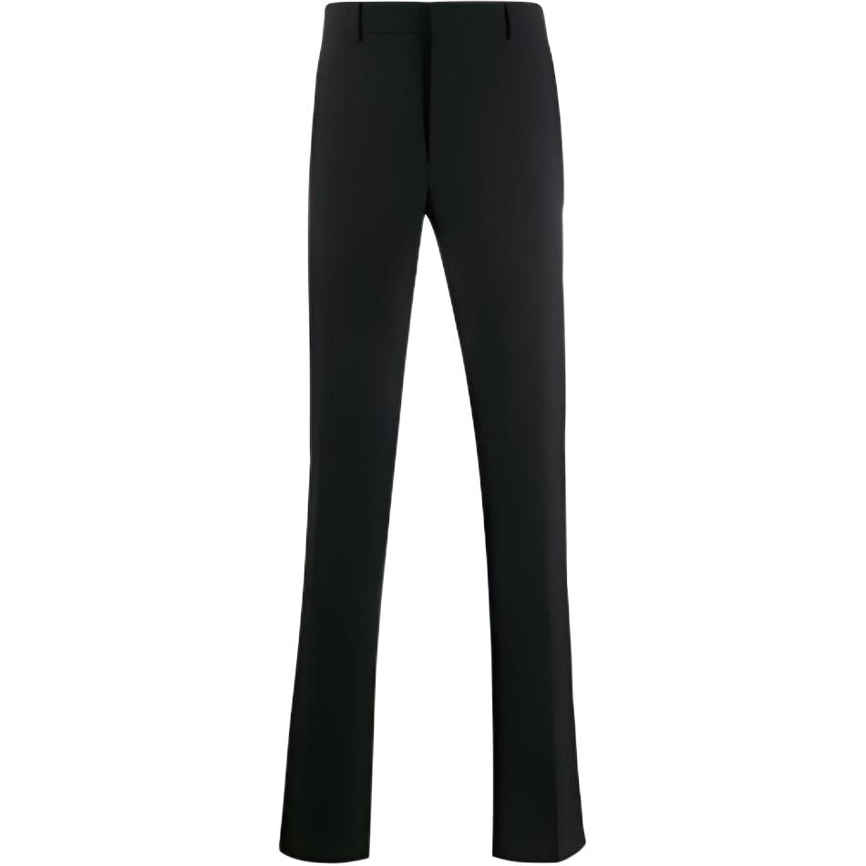 FENDI Tailored Black Pants with Side Logo FB0366A7G6F0QA1