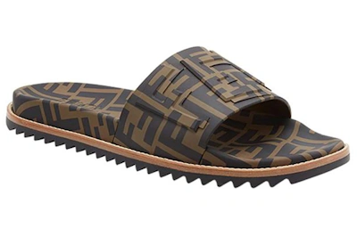 Fendi TPU FF Motif Slides 'Maya Nero'