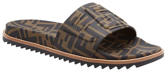 Fendi TPU FF Motif Selipar 'Maya Nero' 7X1148-A3YO-F1425 Lookbook Fendi TPU FF Motif Selipar 'Maya Nero' 7X1148-A3YO-F1425