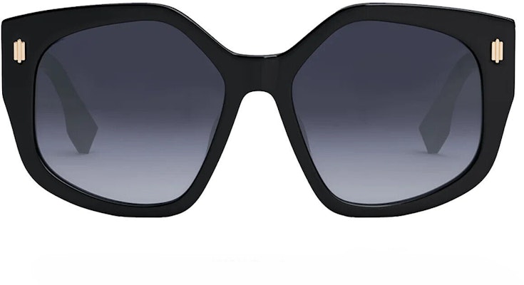 FENDI UV Protection Irregular Black Sunglasses Unisex FE40017I-01W-55 Lookbook FENDI UV Protection Irregular Black Sunglasses Unisex FE40017I-01W-55