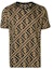 Order FENDI Vintage Print Brown Short Sleeve T-Shirt FY0894A7A8F14C2