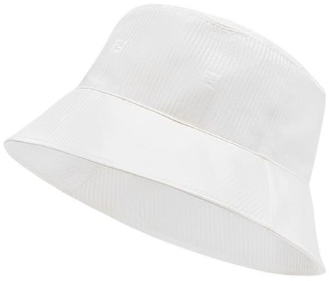 FENDI White Cotton Striped Bucket Hat for Men FXQ801ALHNF0QA0 Buy FENDI White Cotton Striped Bucket Hat for Men FXQ801ALHNF0QA0
