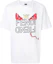 Buy FENDI Baju-T Lengan Pendek Reka Monster Lukisan Tangan Putih FY0936A6ZOF0QA0