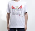 Lookbook FENDI Baju-T Lengan Pendek Reka Monster Lukisan Tangan Putih FY0936A6ZOF0QA0