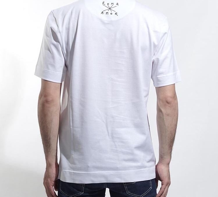 FENDI White Hand-drawn Monster Short Sleeve T-Shirt FY0936A6ZOF0QA0 圖 4