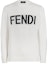Buy FENDI White Logo Intarsia Wool Pullover Sweater FZZ387A3M3F0QA0