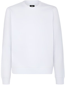 FENDI 白色微標圓領長袖運動衫 FY0178AH0KF0QA0 Buy FENDI 白色微標圓領長袖運動衫 FY0178AH0KF0QA0