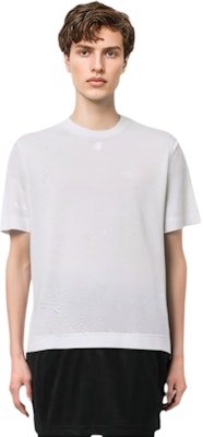 FENDI White Micro Round Neck Short Sleeve T-Shirt. FY0936AH0JF0QA0 Purchase FENDI White Micro Round Neck Short Sleeve T-Shirt. FY0936AH0JF0QA0