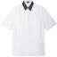 Order FENDI White Short-Sleeve Shirt with Solid Logo Print and Square Collar. FS0795AF03F0QA0