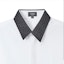 Shop FENDI White Short-Sleeve Shirt with Solid Logo Print and Square Collar. FS0795AF03F0QA0