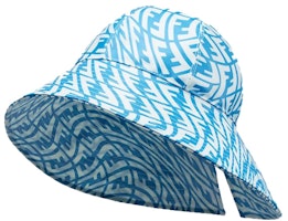 Fendi Wide Brimmed Hat FF Motif Light Blue Fendi Wide Brimmed Hat FF Motif Light Blue