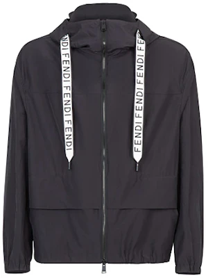 Fendi Jaket Windbreaker Hitam Kain High-Tech FW0651ACCBF0QA1 Buy Fendi Jaket Windbreaker Hitam Kain High-Tech FW0651ACCBF0QA1