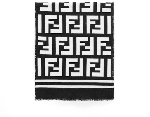 FENDI Selendang Rajut Wool Hitam Unisex Trend Fesyen Korea/Barat FXS424A3Q1F0QA1 Order FENDI Selendang Rajut Wool Hitam Unisex Trend Fesyen Korea/Barat FXS424A3Q1F0QA1