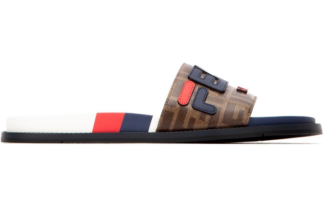 Fendi FILA Fussbett Rubber Sandal 'Multi-Color' 圖 2