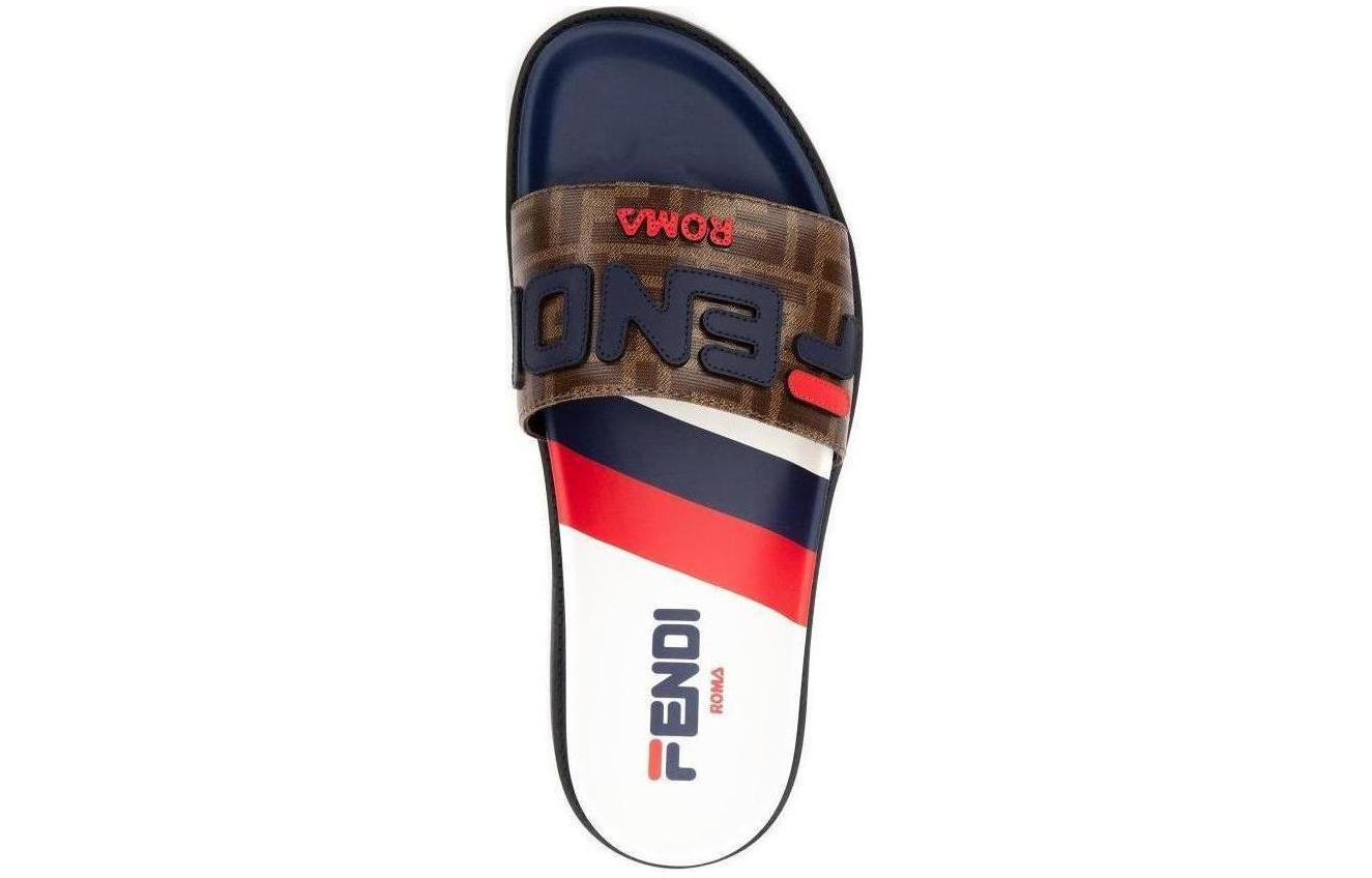 Fendi FILA Fussbett Rubber Sandal 'Multi-Color' 圖 4