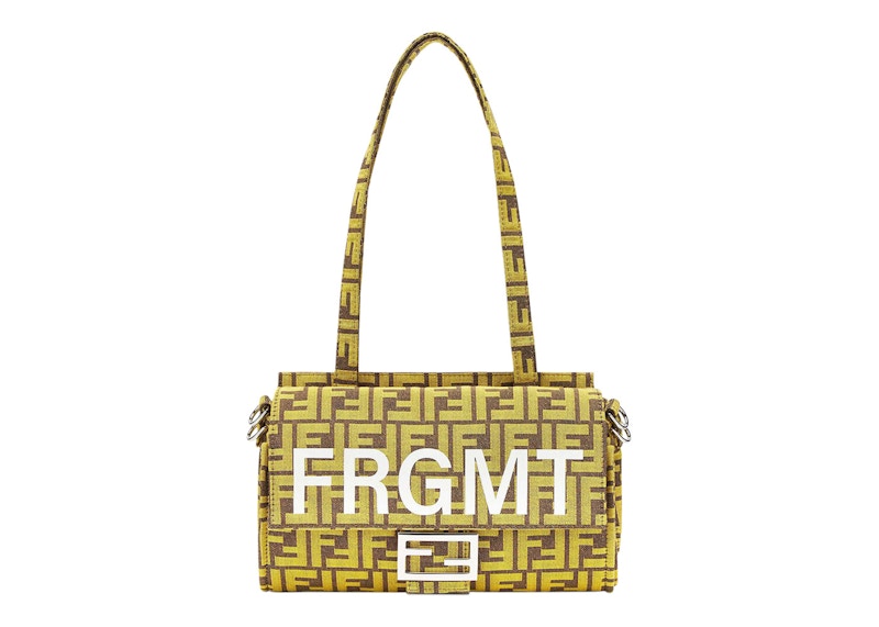 Order フェンディ x FRGMT FF ファブリックバッグ バゲット フォルダブル イエロー