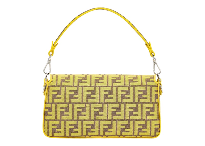 Order フェンディ x FRGMT FF ファブリック バッグ バゲット イエロー