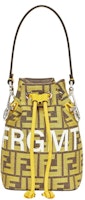 Fendi x FRGMT FF Fabric Mini Bag Mon Tresor Yellow Fendi x FRGMT FF Fabric Mini Bag Mon Tresor Yellow