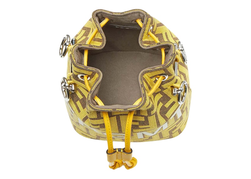 Lookbook Fendi x FRGMT FF 帆布迷你袋 Mon Tresor 黃色